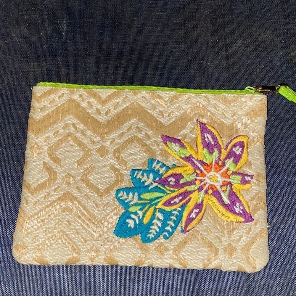 Floral Embroidered Makeup case
